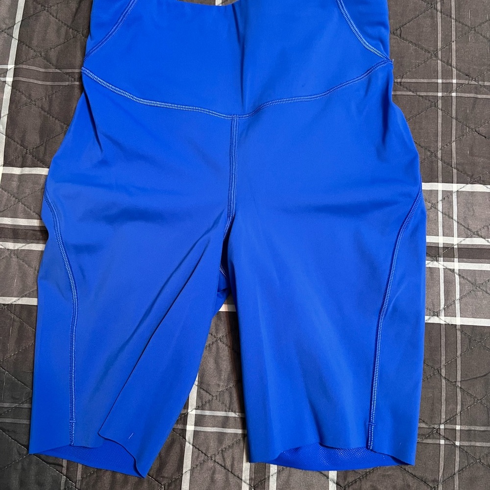 lululemon athletica Vibrant Blue Bike Shorts